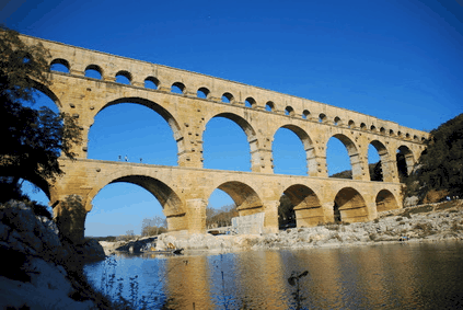 open monaco  pont du gard